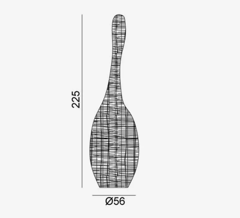 Lampadaire*Gervasoni Lampadaire, Bolla XL, , Ø56cm, H225cm - blanc