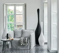 Lampadaire, Bolla XL, noir, Ø56cm, H225cm - GERVASONI