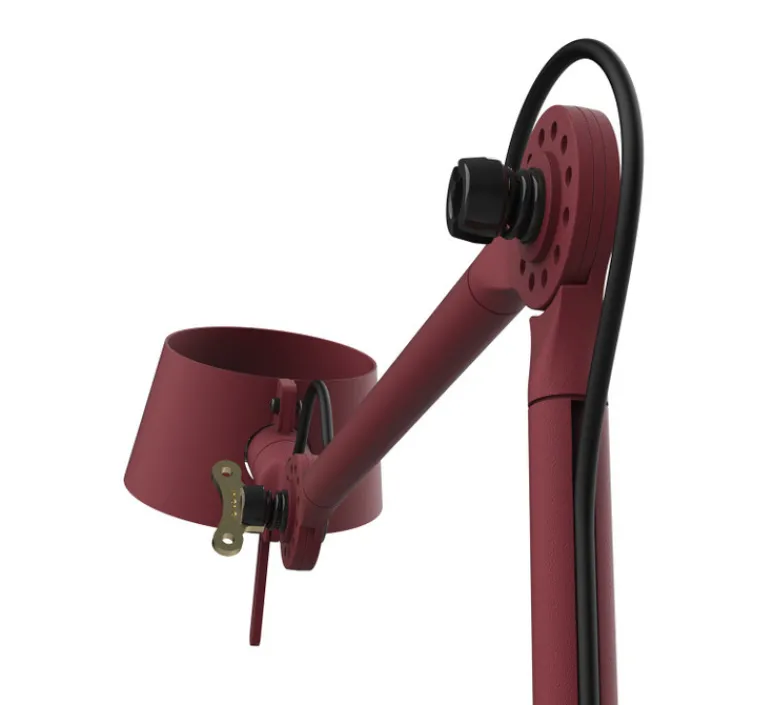 Lampadaire*Tonone Lampadaire, Bolt10, , LED, dim, 2700K, 640 lm, L10cm, H139,6cm - rouge burgundy