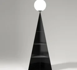 Lampadaire, Bonhomme, noir, L56cm, H170cm - Atelier Areti