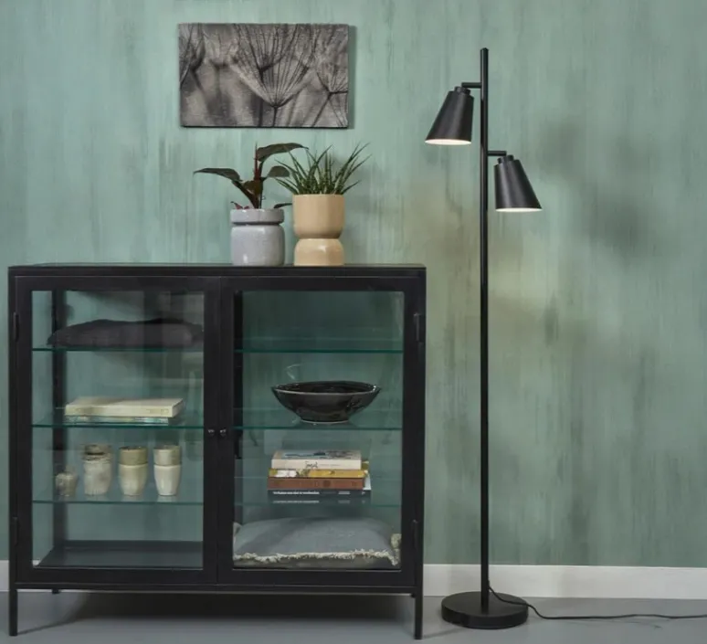 Lampadaire*It's about Romi Lampadaire, Bremen, , L45cm, H162cm - noir
