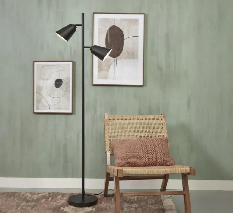 Lampadaire*It's about Romi Lampadaire, Bremen, , L45cm, H162cm - noir