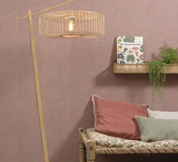Lampadaire, Bromo, naturel, Ø60cm, H176cm - Good&Mojo