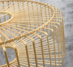 Lampadaire, Bromo, naturel, Ø60cm, H176cm - Good&Mojo