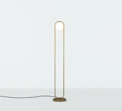 Lampadaire*B.lux Lampadaire, C Ball F, , Ø23cm, H158cm - B-Lux laiton