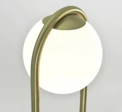 Lampadaire*B.lux Lampadaire, C Ball F, , Ø23cm, H158cm - B-Lux laiton