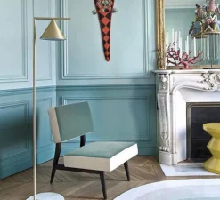 Lampadaire*Flos Lampadaire, Captain Flint, laiton, LED, 2700K, 557lm, Ø37,3cm, H153cm - or