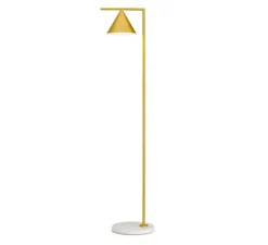 Lampadaire, Captain Flint, laiton, LED, 2700K, 557lm, Ø37,3cm, H153cm - Flos