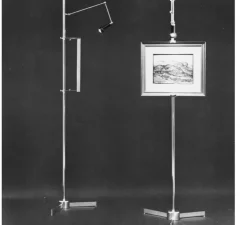 Lampadaire, Cavalletto, Réédition, laiton, L50cm, H209cm - Arredoluce