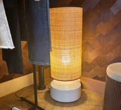 Lampadaire, Claude, écru, Ø35cm, H94cm - Sarah Lavoine