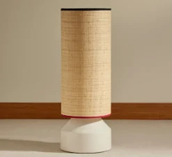 Lampadaire, Claude, écru, Ø35cm, H94cm - Sarah Lavoine