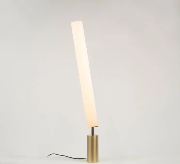 Lampadaire, Clope 09-80, laiton, LED, 2700K, 1830 lm, Ø9cm, H107,5cm - CVL