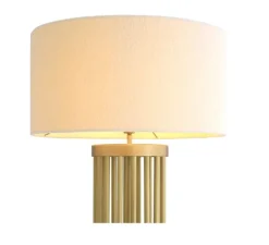 Lampadaire, Condo, laiton, marbre noir, L55cm, H188cm - Eichholtz