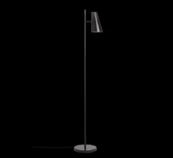 Lampadaire, Cono, noir, Ø23cm, H141,5cm - Woud