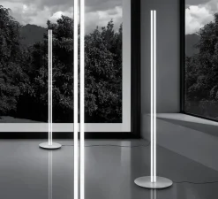 Lampadaire*Flos Lampadaire, Coordinates, , LED, 2700K, 3240lm, Ø38cm, H200cm - argent
