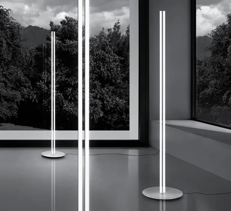 Lampadaire*Flos Lampadaire, Coordinates, , LED, 2700K, 3240lm, Ø38cm, H200cm - argent
