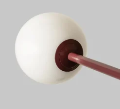 Lampadaire, Copenhagen, burgundy, L57cm, H171cm - It's about Romi