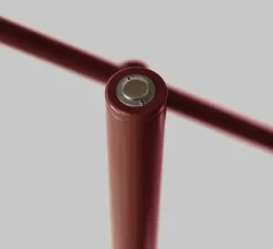 Lampadaire, Copenhagen, burgundy, L57cm, H171cm - It's about Romi