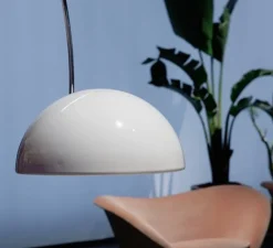 Lampadaire*Oluce Lampadaire, Coupé, , H190cm - blanc