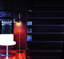 Lampadaire*Oluce Lampadaire, Coupé, , H140cm - noir