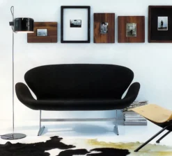 Lampadaire*Oluce Lampadaire, Coupé, , H140cm - noir