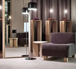 Lampadaire*Oluce Lampadaire, Coupé, , H140cm - noir