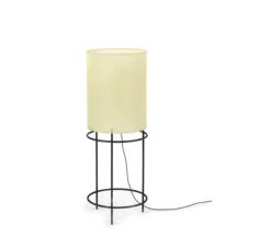 Lampadaire, Cylinder, blanc, noir,, Ø40cm, H110cm - Serax