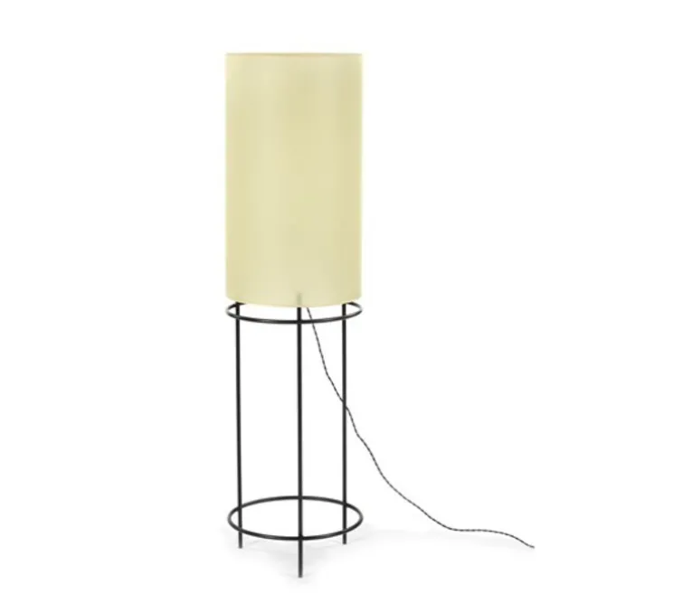 Lampadaire, Cylinder, blanc, noir,, Ø40cm, H150cm - Serax
