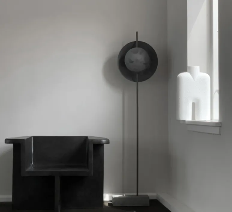 Lampadaire*101 Copenhagen Lampadaire, Dawn, , L40cm, H168cm - gris