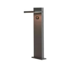 Lampadaire d'extérieur, Abridor, anthracite, IP65, LED, 2200-2700K, 650 lm, L19,6cm, H60cm - SLV