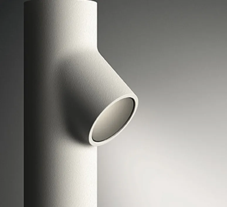 Lampadaire*Vibia Lampadaire d'extérieur, Bamboo 4803, , IP66,LED, 2700K, 100lm, Ø4cm, H90cm - blanc