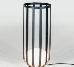 Lampadaire*Estiluz Lampadaire d'extérieur, Bols P-4027X, , IP65, LED, dim, 2700K, 870 lm, Ø39cm, H94,5cm - noir anthracite