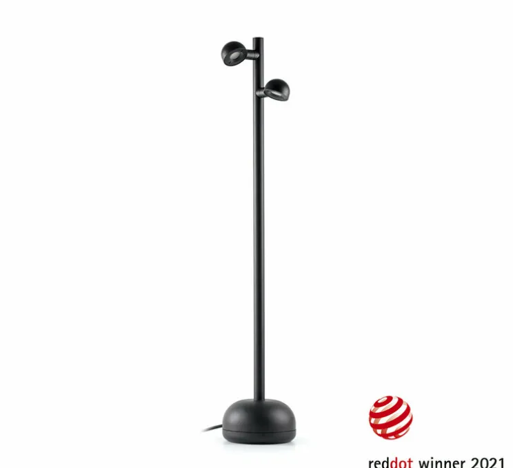 Lampadaire d'extérieur, BROT, noir, IP65, LED, 2700K, 620lm, Ø16cm, H90cm - Faro