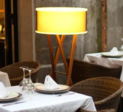 Lampadaire*Marset Lampadaire d'extérieur, Cala, , IP65, H140cm - bois, marron