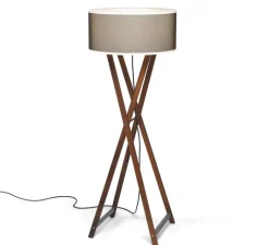 Lampadaire*Marset Lampadaire d'extérieur, Cala, , IP65, H140cm - bois, marron