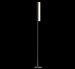 Lampadaire d'extérieur, Class, 2810, noir mat, IP65, LED, dim, Push, 2700K, 990 lm, L22cm, H250cm - Vibia