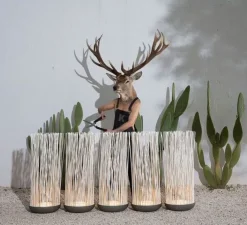 Lampadaire*Karman Lampadaire d'extérieur, Don't touch, , LED, Ø42cm, H108cm - gris