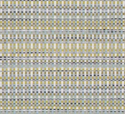 Lampadaire d'extérieur, Lagoon, large, abat-jour vert Dominica Caraibes, tissu Pierre Frey, structure laquée noire et cuivre, IP68, Ø25cm, H162,4cm - Contardi