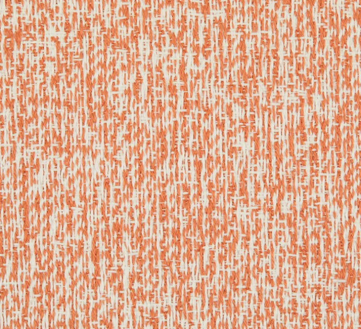 Lampadaire d'extérieur, Lagoon, small, abat-jour orange Noumea Goyave, tissu Pierre Frey, structure laquée noire et cuivre, IP68, Ø15cm, H101,5cm - Contardi