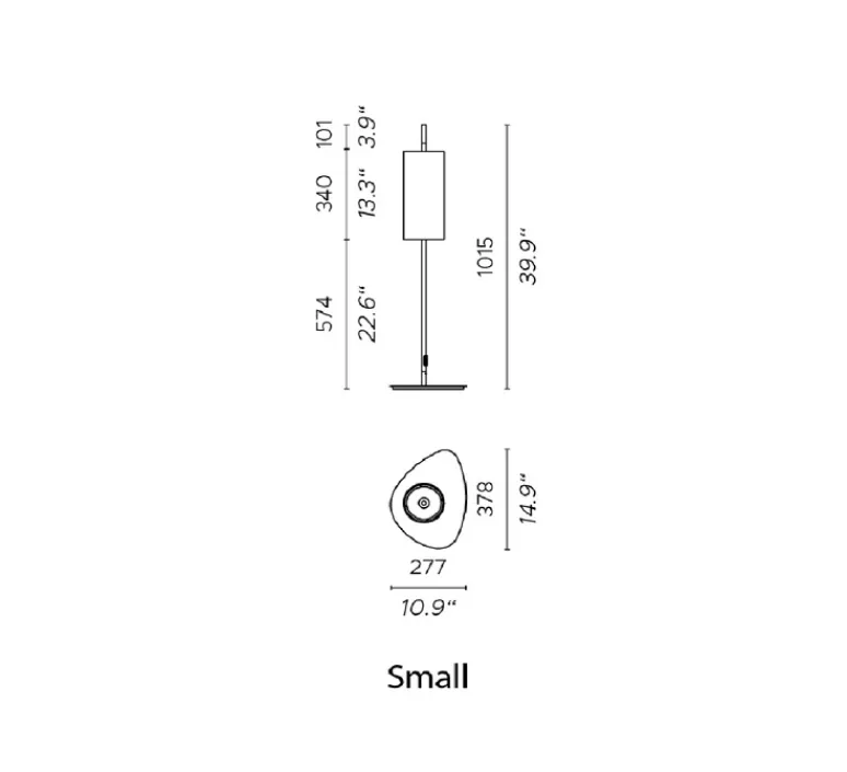Lampadaire*Contardi Lampadaire d'extérieur, Lagoon, small, abat-jour vert Bayamo Mimosa, tissu Pierre Frey, structure laquée noire et cuivre, IP68, Ø15cm, H101,5cm - abat-jour vert Bayamo Mimosa,structure laquée noire et cuivre