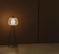 Lampadaire*Faro Lampadaire d'extérieur, Nara, , IP65, Ø56cm, H120cm - beige
