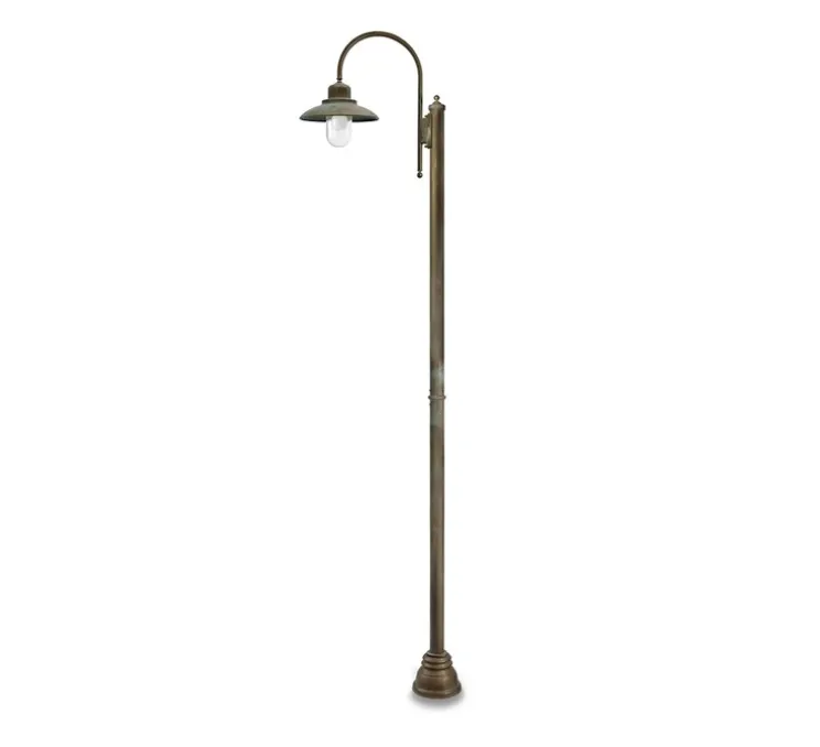 Lampadaire d'extérieur, Patio 1761, cuivre, IP44, L30cm, H270cm - Moretti Luce