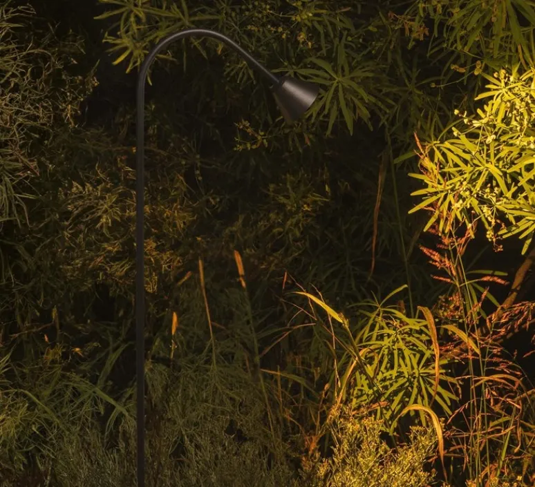 Lampadaire*Faro Lampadaire d'extérieur sur piquet, borne, Lily 1190, , IP65, LED, 2700K, 154 lm, Ø8,5cm, H119cm - noir