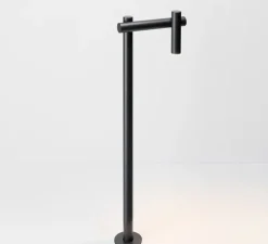 Lampadaire*Estiluz Lampadaire d'extérieur, Tik p-4099X, , IP65, LED, 3000K, 763 lm, L25,2cm, H81,4cm - noir anthracite