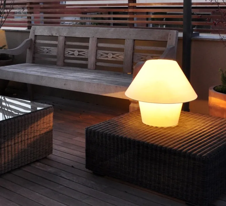 Lampadaire*Faro Lampadaire d'extérieur, Versus, , H124cm, IP44 - blanc