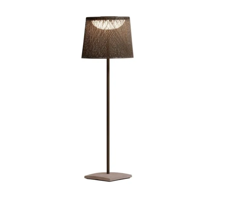 Lampadaire d'extérieur, Wind 4057, marron, IP64, LED, 2700k, 741 lm, Ø60cm, H191cm - Vibia