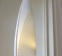 Lampadaire, ENVOL, blanc, H198cm - Celine-Wright