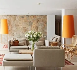 Lampadaire*Fraumaier Lampadaire, Fatsophie, , DIM, H198cm - orange