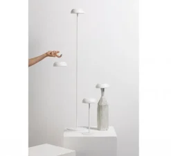 Lampadaire, Float, blanc, IP55, Ø13,5cm, H117,7cm - Axolight