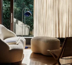 Lampadaire, Flowerpot VP12, bleu cobalt, L23cm, H122cm - Andtradition